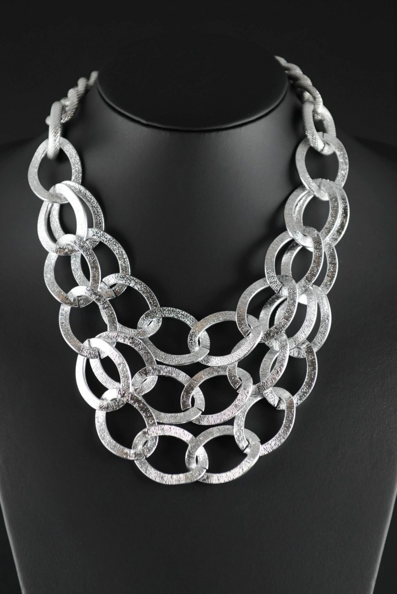 KM016B - SILVER METAL LINKS AND CHAINS