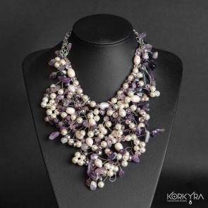 ZC601 - AMETHYST AND FRESHWATER PEARLS